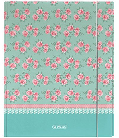 Herlitz Ablagebox A4 XL strong Ladylike Roses mit Gummizug 11223872 von Herlitz