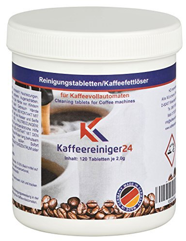 Reinigungstabletten für Kaffeevollautomaten und Kaffeemaschinen 120x 2g - Reinigungstabs sind getestet und kompatibel mit Jura, Siemens, EQ Series, Melitta, Nivona, Krups, Bosch, Miele uvm.
