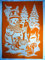 XXXL RETRO KULT 68 x 48,5 cm groß SUPER SCHÖN !!! SCHNEEMANN REH HASE EICHHÖRNCHEN WALD LANDSCHAFT  , Fensterdekoration Fensterbild, Fensteraufkleber, MADE IN GERMANY Wandtattoo Deko Sticker, Weihnachtsdekoration, Schaufenster In- und Outdoor , Kinderzimmer, Winter Basteln Spielen Kleben, Bunte Klebebilder für das Fenster Sticker, Weihnachten Rentier Tannenbaum Geschenke Weihnachtskalender Nikolaus Engel Christmas Schneemann