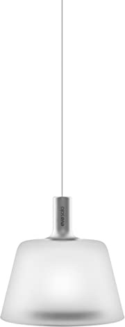 SunLight LED Solarpendelleuchte, weiß silber Ø 13.2cm mit 3.7V 500mAh Lithium-Akku