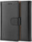 Genuine Leather Bookcase for iPhone 12 Mini, Premium authentic Genuine Leather Wallet case with Magnetic, Kickstand, Cash & Card Slots Stockproof Slim Flip bookcase cover 6.5 (Black)
