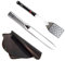 Grill Light Grill Spatel Zange Grillmatte Geschenkset | Restaurant Grade Edelstahl | LED Licht zum Grillen im Dunkeln | Wasserdicht & Spülmaschinenfest | Camping Grill Zange Spatel