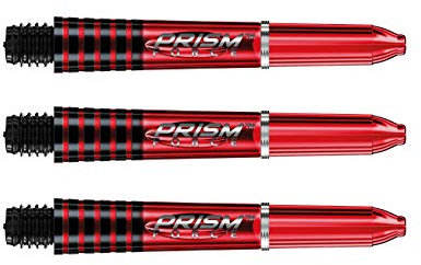 WINMAU Prism Force Rot Short Polycarbonate Dart Stems - 1 Sätze pro Packung (3 Schäfte insgesamt)