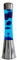 FISURA - Lavalampe blaue. Verchromte silberne Basis, blaue Flüssigkeit und blaue Lava. Lavalampe mit Ersatzbirne. Maße: 11 x 11 x 39,5 Zentimeter.