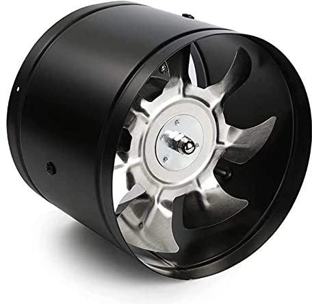 EtexFan Axial Rohrventilator Ø 150Mm 780M³/H Abluft Zuluft Rohrlüfter Radial Rohr Lüfter Absauglüfter Industrielüfter Absaugung Iedrigem Energieverbrauch Leiser Betrieb Für Badezimmer Küche