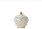 Bombay Duck Doolittle Splatter Sugar Bowl - Gold and White