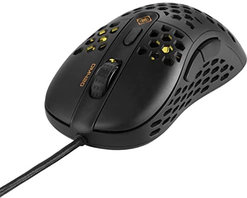 DELTACO GAMING Gaming-Maus, Schwarz