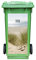 Sticker Poubelle Extérieure Plage - Personnalisable Avec le Numéro de Maison - Autocollant Décoration Face Avant Poubelles Extérieures - Format : 37,7 x 84 cm