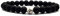 KARDINAL WEIST Onyx Howlith Armband Yin Yang, Edelstein Perlen, Natur Stein Schmuck, Freundschaftsarmband, Partnerarmband (M, Onyx)