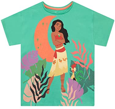Disney Mädchen T-Shirt Moana Grün 104 cm