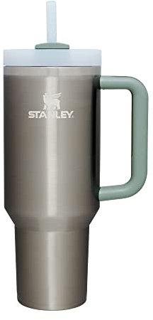 STANLEY Quencher H2.0 FlowState - Bicchiere termico sottovuoto in acciaio inox con coperchio e cannuccia, per acqua, tè freddo o caffè, frullati e altro ancora