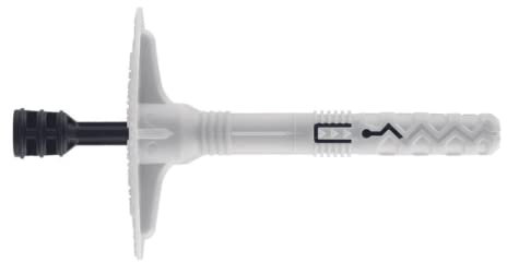 INDEX A PERFECT FIXING - AISC10200 [AIS-C] Cheville avec clou en polyamide pour fixation de panneaux isolants et réhabilitation des façades (SATE), homologuée, Ø10 x 200 mm, 200 unités