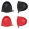 2Pairs Silicone Oven Mitts for Air Fryer, Heat Resitant Oven Glove Pot Holder Thicken Mini Oven Gloves for Kitchen Cooking Baking Grilling BBQ
