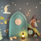 TinyFoxes Leuchtsticker Waldbewohner - Wandtattoo für die Dekoration im Kinderzimmer - leuchtet im Dunkeln - magische Welt bei Tag und bei Nacht - von Kristin Franke