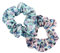 DISNEY Stitch - Chouchou Cheveux en Satin Imprimé - LILO & STITCH - Lot de 2 Scrunchies Doux - Produit Officiel Disney