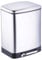 Dirt Devil Poubelle Double 2 x 12L - Poubelle Tri sélectif - Mécanisme de Fermeture en Douceur - Acier Inoxydable - Facile à Vider - 37 x 34.4 x 50.3 CM - Argent