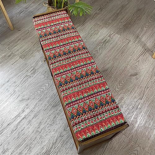 LTSRLL Gartenbank-Kissen, 150 x 35 cm, rutschfest, weich, für den Außenbereich, Terrasse, Veranda, Sitzkissen, dick, für 2- und 3-Sitzer, Erkerfenster, Sofa, Esszimmer, Bankkissen, waschbares