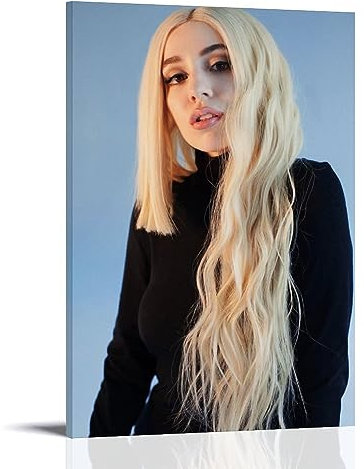 UMCHU Ava Max Singer Poster Dekorative Malerei Leinwand Wandkunst Wohnzimmer Poster Schlafzimmer Malerei,Wandkunst Bilddruck Moderne Familienzimmer Dekor 24x36inch(60x90cm)