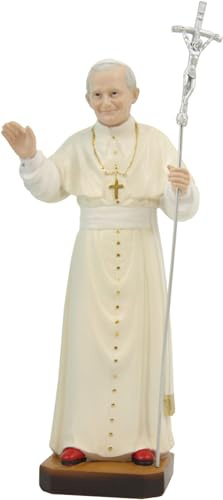 FADEDA Papst Johannes Paul II. / Höhe:30 cm/handbemalt/detailgetreue Krippen Figuren - Weihnachten Tisch Dekoration Krippe Zubehör