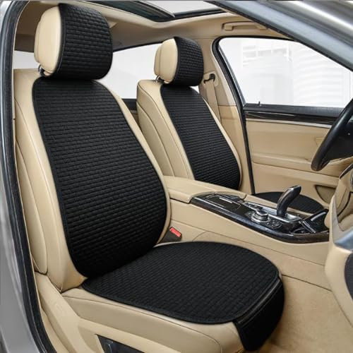 XIEXIEUS Autositzbezug Vorne + Hinten für Tesla Model Y 2021-2022,Autositzschutz,Kfz-Innenraum,A-Black-D