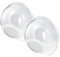 KOAHDE Coquillage Allaitement En Silicone,Bols Collecteurs de Lait d'Allaitement,Économiseur de Lait pour l'Allaitement Réutilisable,Coussinet Allaitement Lavable,Gobelets Collecteurs de Lait,2PC