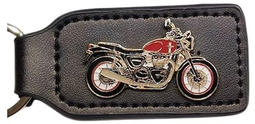 Lenimia Porte-clés moto Triumph Street Twin, Streettwin classique, multicolore, résistant aux rayures, unisexe, pour fans de moto, motard, multicolore, angemessen