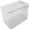 Aquarium mit Deckel, 12,4 Zoll, Kunststoff, Durchsichtiges Mikro Landschafts Desktop Aquarium für Goldfische, Garnelen, Betta Fische, Schildkröten (White)