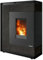 Oranier | Pelletofen | Boreas Aqua | 9,5 kW | Schiefer | Anschluss hinten