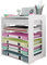 Umllpet 7-Tier Schreibtisch Organizer A4, Briefablage Stapelbares Dokumentenablage, A4 Papier Aktenaufbewahrung Organizer Briefschublade Organizer, Organisationsschublade für Zuhause Büro Schule
