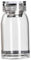 Botella de agua de vidrio de la boca ancha, botella de agua de vidrio de borosilicato, botella de agua de vidrio transparente de 15 oz, botella de infusor de té con manga para bebida, té, botella d
