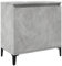 vidaXL sink cabinet vanity unit - concrete grey engineered wood - 58x33x60 cm modern bathroom storage cupboard