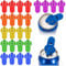 Baeroprki 24 PCS Manual Easy Can Opener Colorful Drink Can Protector Cap Leakproof Soda Top Ring Opener Tool for Cokes Beer Tab