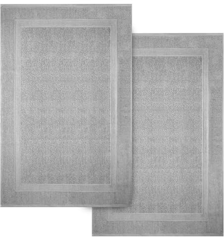 Infinitee Xclusives Cotton Bath Mat (86 x 55 cm) - Bathroom Mat - 2-Pack