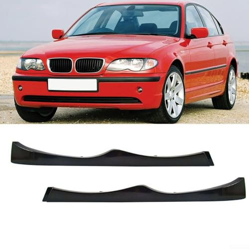 Paire de baguettes décoratives pour phares BMW E46 Sedan de 2001 à 2005