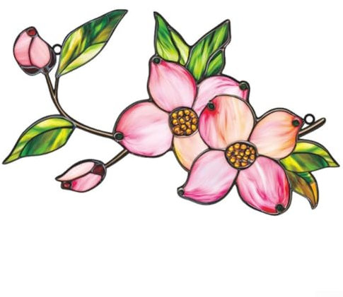 Metall-Blumen-Wanddekoration mit Saugnapf für mühelose Heimdekoration