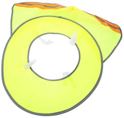 Garneck Sonnenhelm Helm Helmkrempel Visier Zauberkrümmer Schutzhelm Sonnenschutz Schutzhelme für den BAU aus Farbe Schutzhelm-Mesh-Sonnenschutz Bauhut Sonnenschutz Elastischer Spandex Gelb