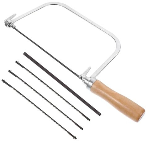 1set Coping Saw,Coping Saw Blades,Woodworking Hand Saws Can Precisely Cut Wood and are Suitable for Woodworking,Model Making and Furniture Construction. (30×11cm)