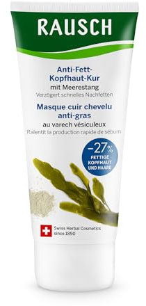Rausch Meerestang Fett-Stopp Gel-Spülung (verzögert wirksam das Nachfetten, ohne Silikone und Parabene - Vegan), 1er Pack (1 x 200 ml)