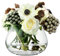 LSA International Flower Table Arrangement Vase 11.5 cm, Clear, H11.5cm