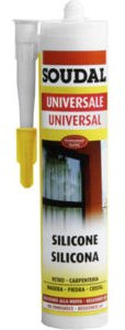 Soudal Silikon Univ.Fenster 280 ml Schwarz
