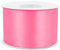Satinband 50mm x 25m Rolle - FARBAUSWAHL in 3/6/12/18/25/38/50/75/100mm - farbecht & waschbar - Schleifenband für Hochzeit - Geschenkband zum Verpacken Dekorieren Basteln - Pink 156