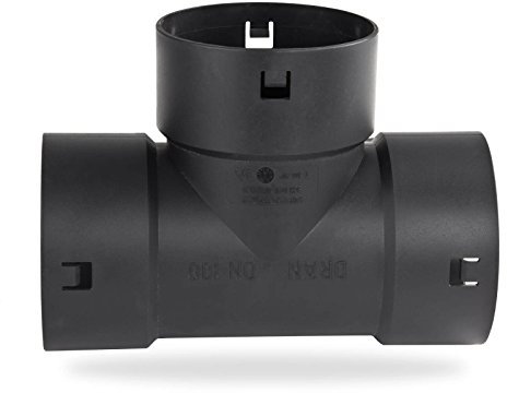 STABILO Sanitaer T-Stück DN 100 mm Abzweig Drainagerohr Drainageschlauch Dränagerohr Dränageschlauch Drainage Dränage Drainrohr