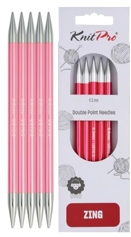 KnitPro Zing Double Pointed Needles 8 (20cm) | 6.50mm