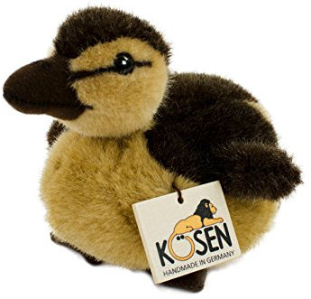 Teddys Rothenburg Kösen, Entenküken, 19 cm, sitzend, beige/braun, Stoffentenküken