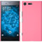 PhoneNatic Case kompatibel mit Sony Xperia XZ Premium - Hülle rosa gummiert Hard-case + 2 Schutzfolien