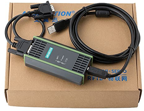 Cable de programación para ordenador, USB A2 Cable para Siemens Simatic S7-200 PLC S7-300 PLC S7-400 PLC Recambio para 6ES7 972-0CB20-0XA0 Compatible con Step7 con adaptador USB MPI PC