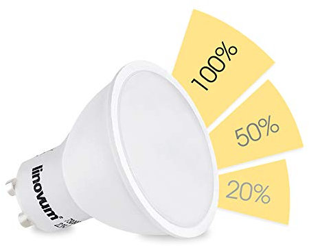 fourSTEP Dim LED Leuchtmittel mit 4-Schritt-Dimmung GU10-5W 2700K warmweiß, Menge:1 Stück