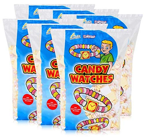 Sweet Stories Traubenzuckeruhren 1,45 kg - Candy Watches (6er Pack)