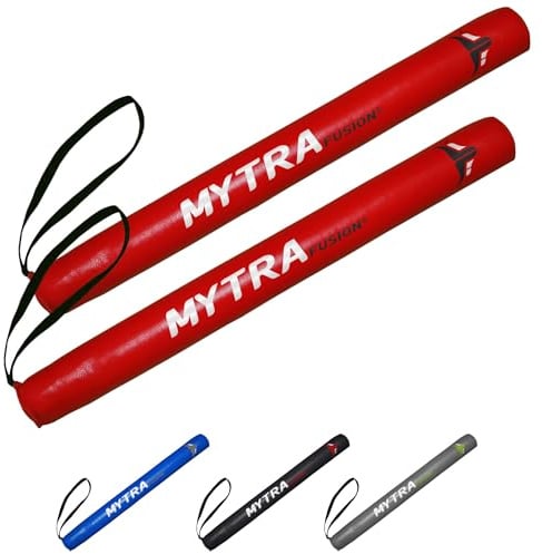 Mytra Fusion Box-Trainingsstäbe, Trainer-Trainings-Boxstäbe für Kampfsport, MMA und Muay Thai, Schlagpolster für Geschwindigkeits-, Konzentrations- und Genauigkeitstraining Paar