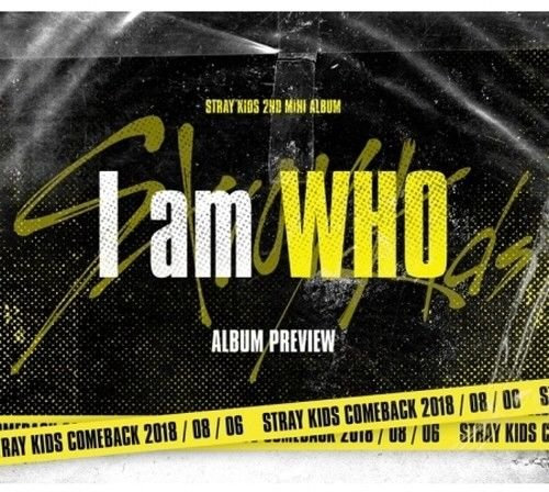 STRAY KIDS - [I am WHO 2nd Mini Album Who Ver CD+Poster(on)+PhotoBook+PhotoCard+Pre-Order K-POP Sealed